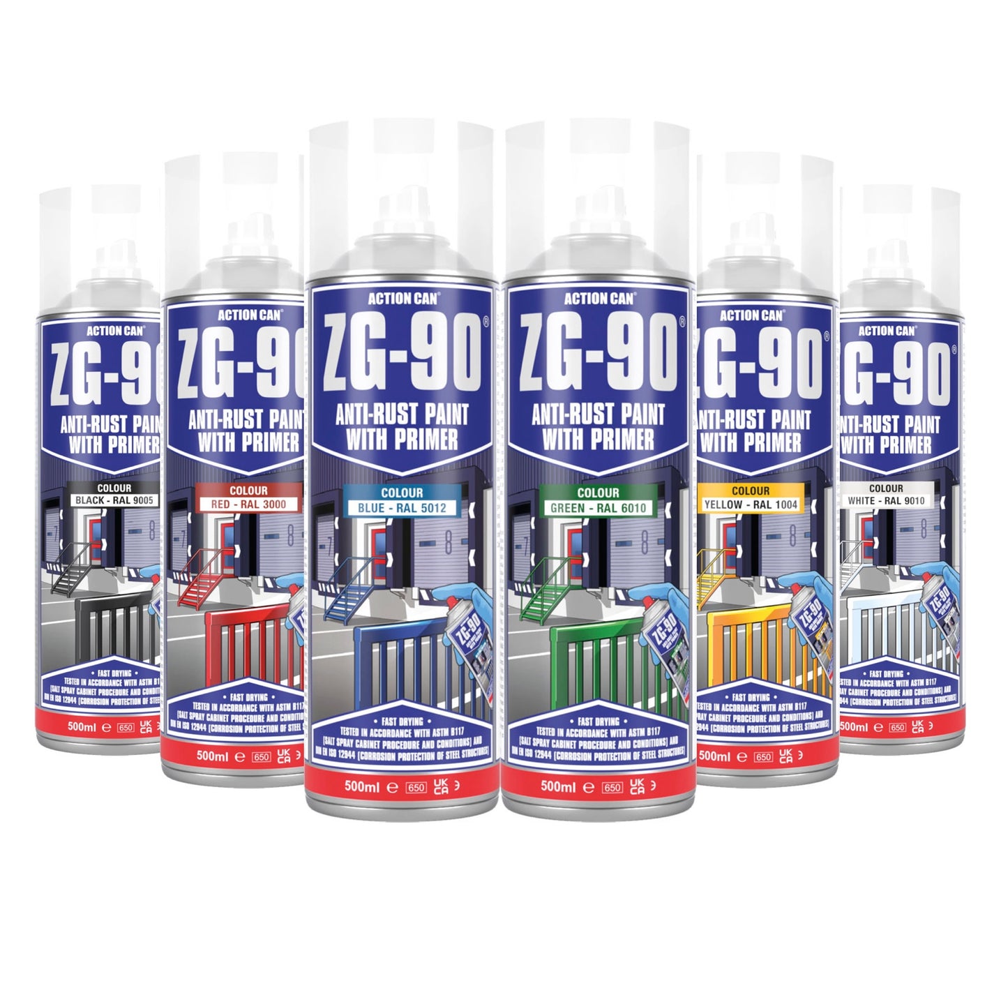 ZG90 Anti-Rust Paint with Primer - Yellow