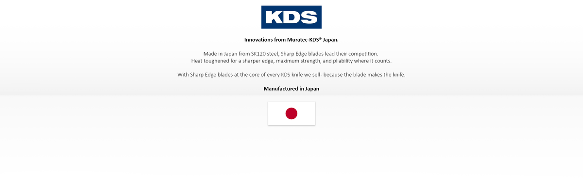 Kds KDS Sharp Edge Blades & Trade Knives | Muratec-KDS® Japan | Tradegear ...