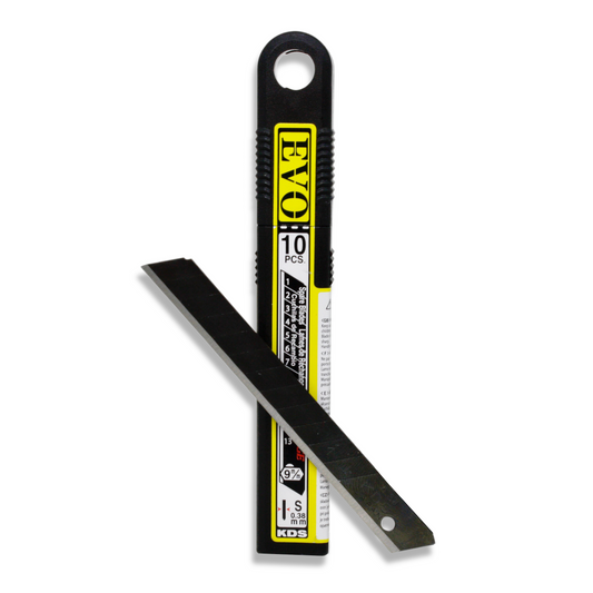 9mm KDS Sharp Edge Trade Blades - Black (x10)