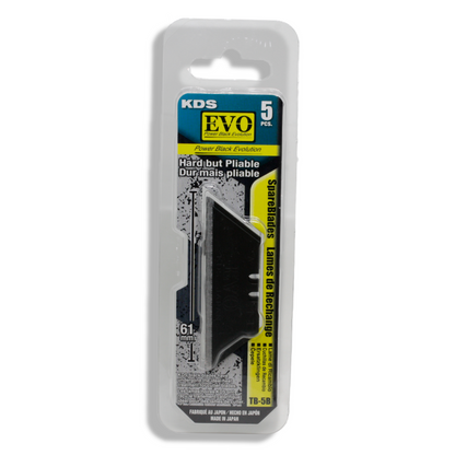 KDS - EVO Sharp Edge Trapezoid Blades - Black (x5)