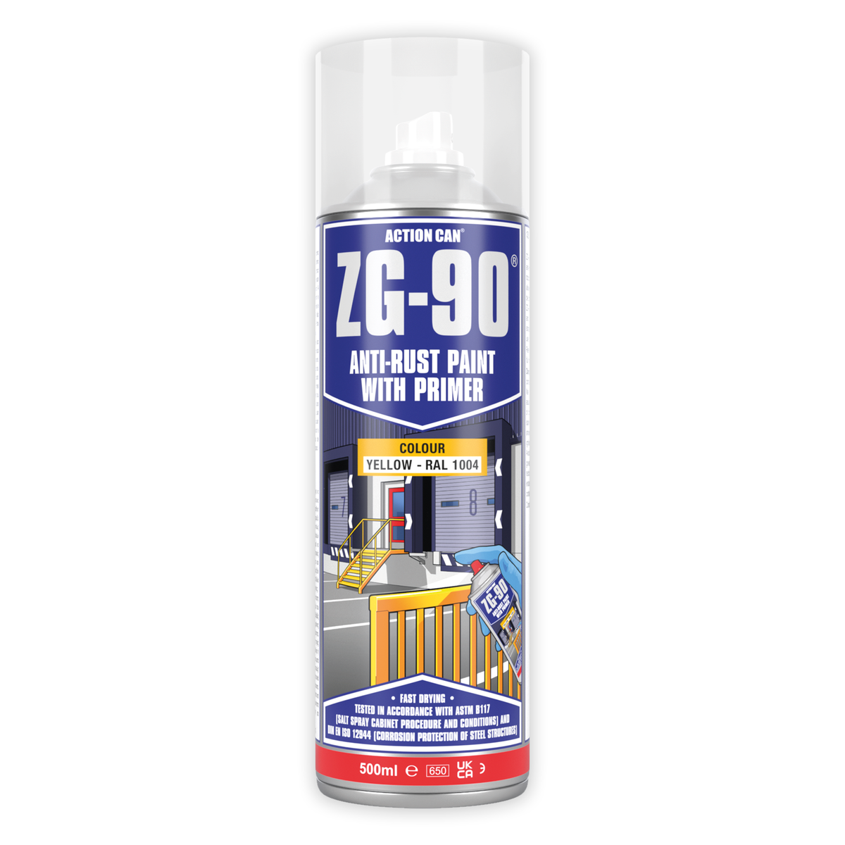 Yellow Anti Rust ZG90 Anti-Rust Paint with Primer - Yellow | Tradegear New Zealand