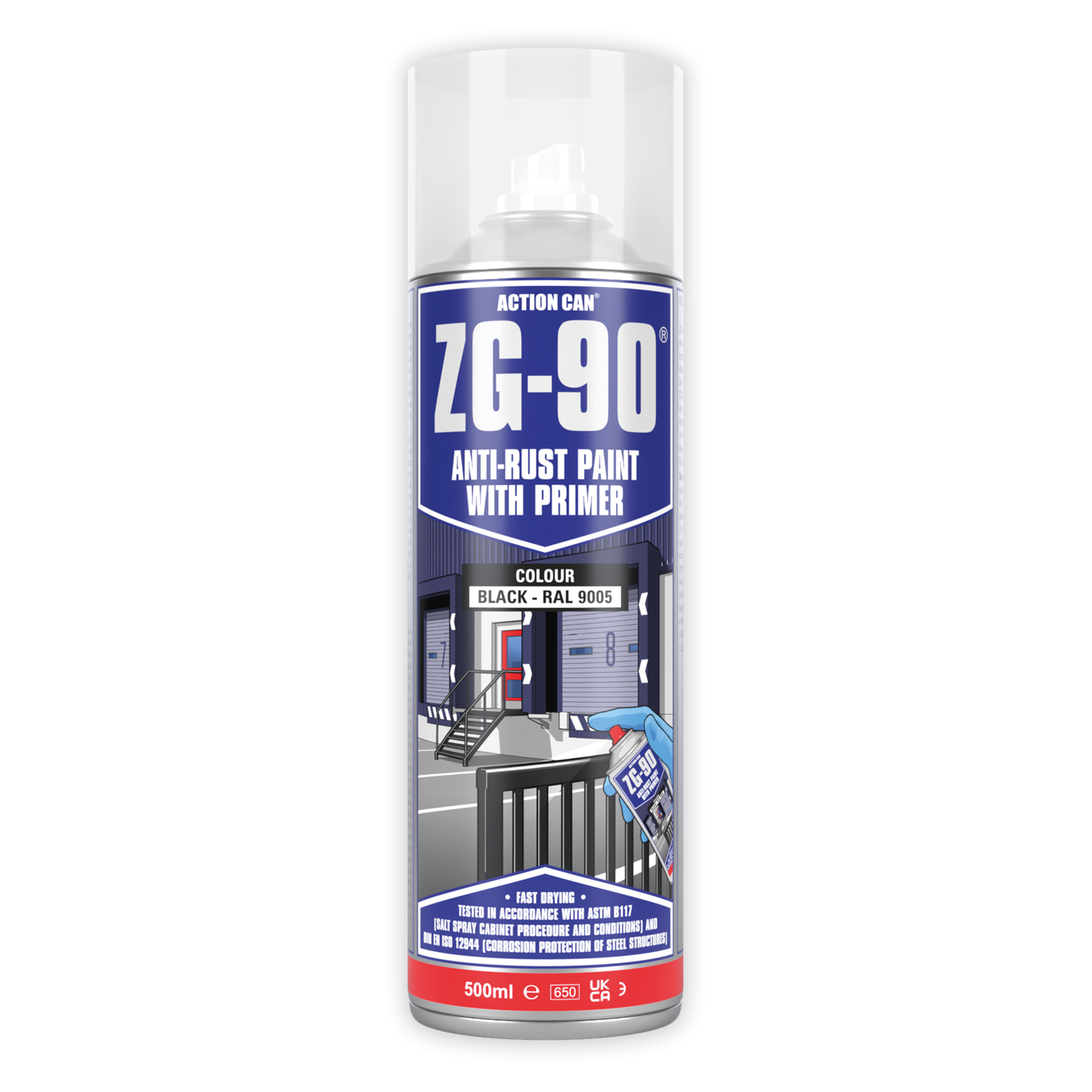 ZG90 Anti-Rust Paint with Primer - Black
