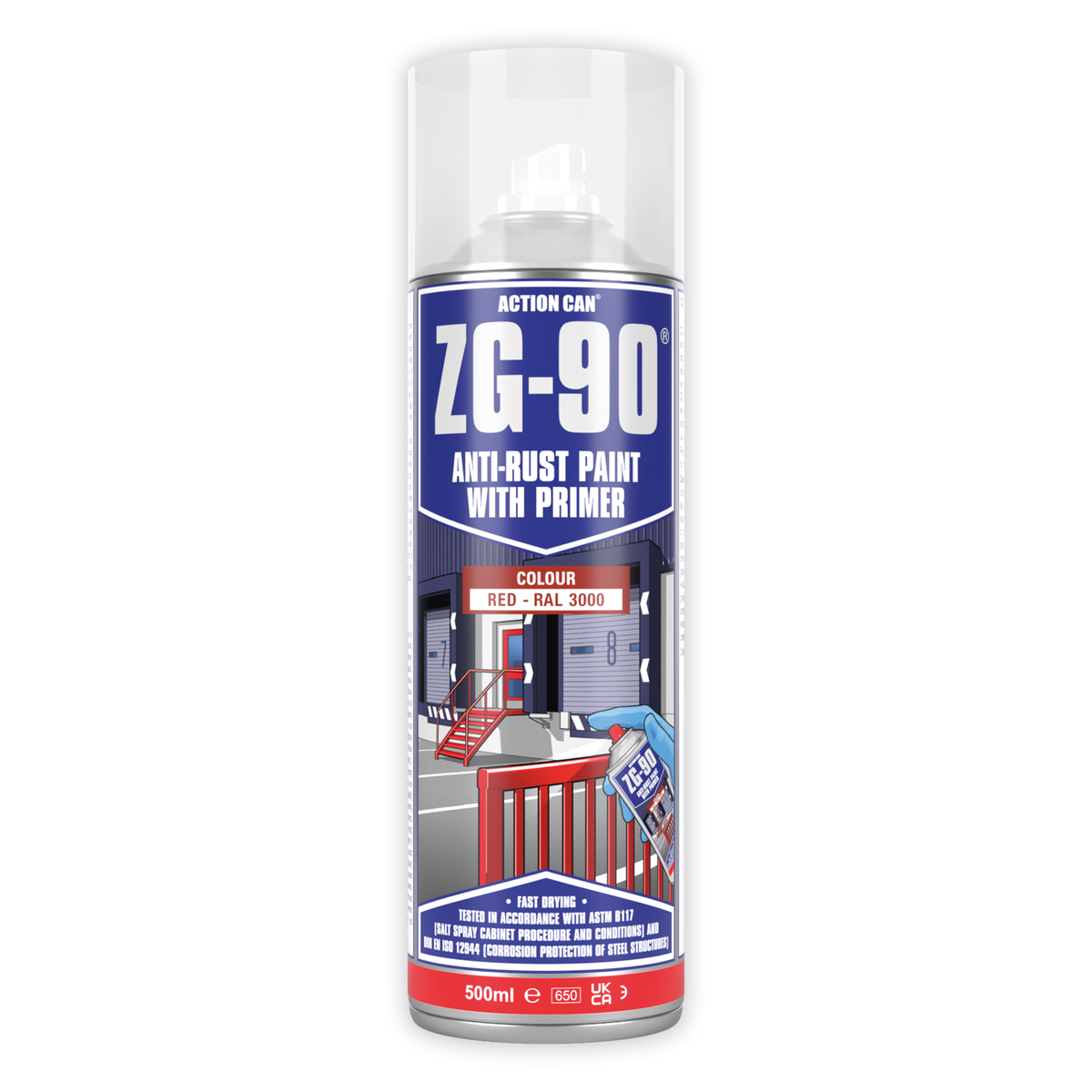 ZG90 Anti-Rust Paint with Primer - Red | Tradegear New Zealand